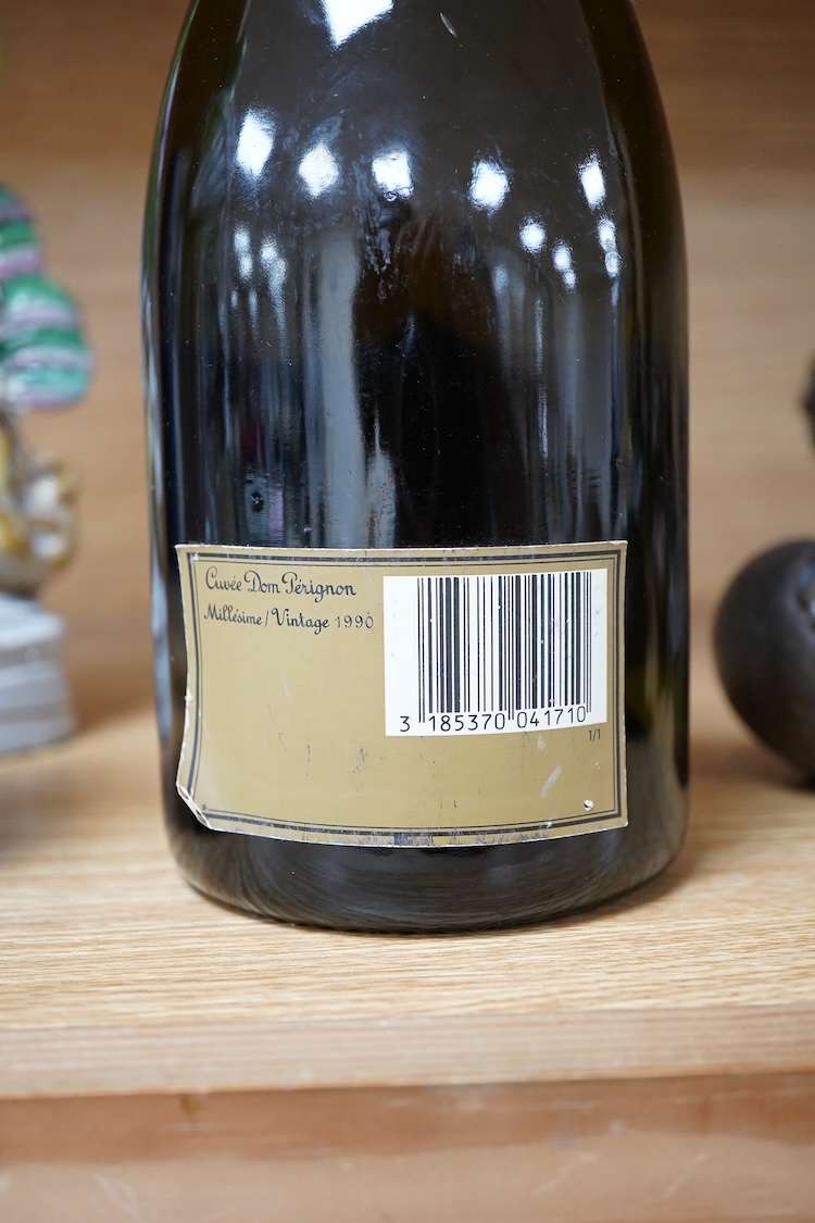 A bottle of Moet and Chandon, Cuvee Dom Perignon, Vintage 1990